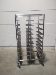 s/s mobile cart - rack